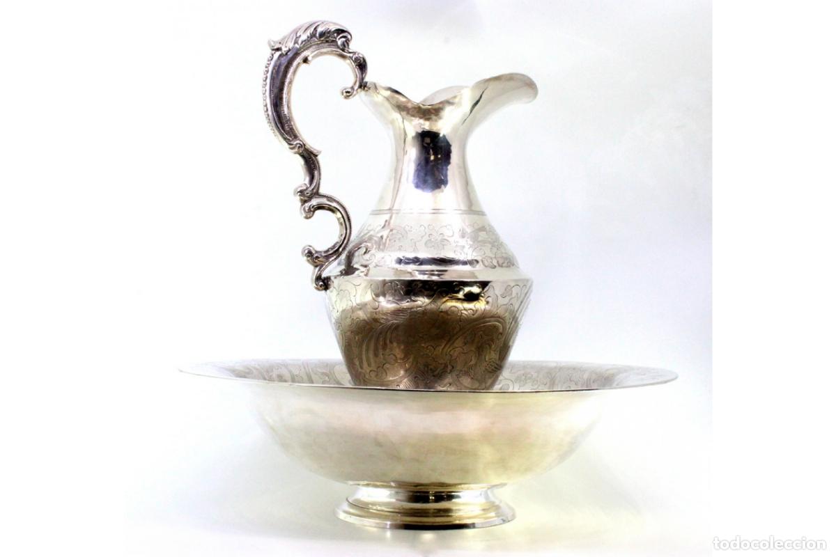Antig&uuml;edades: Lavanda y jarra, en plata. - Foto 5
