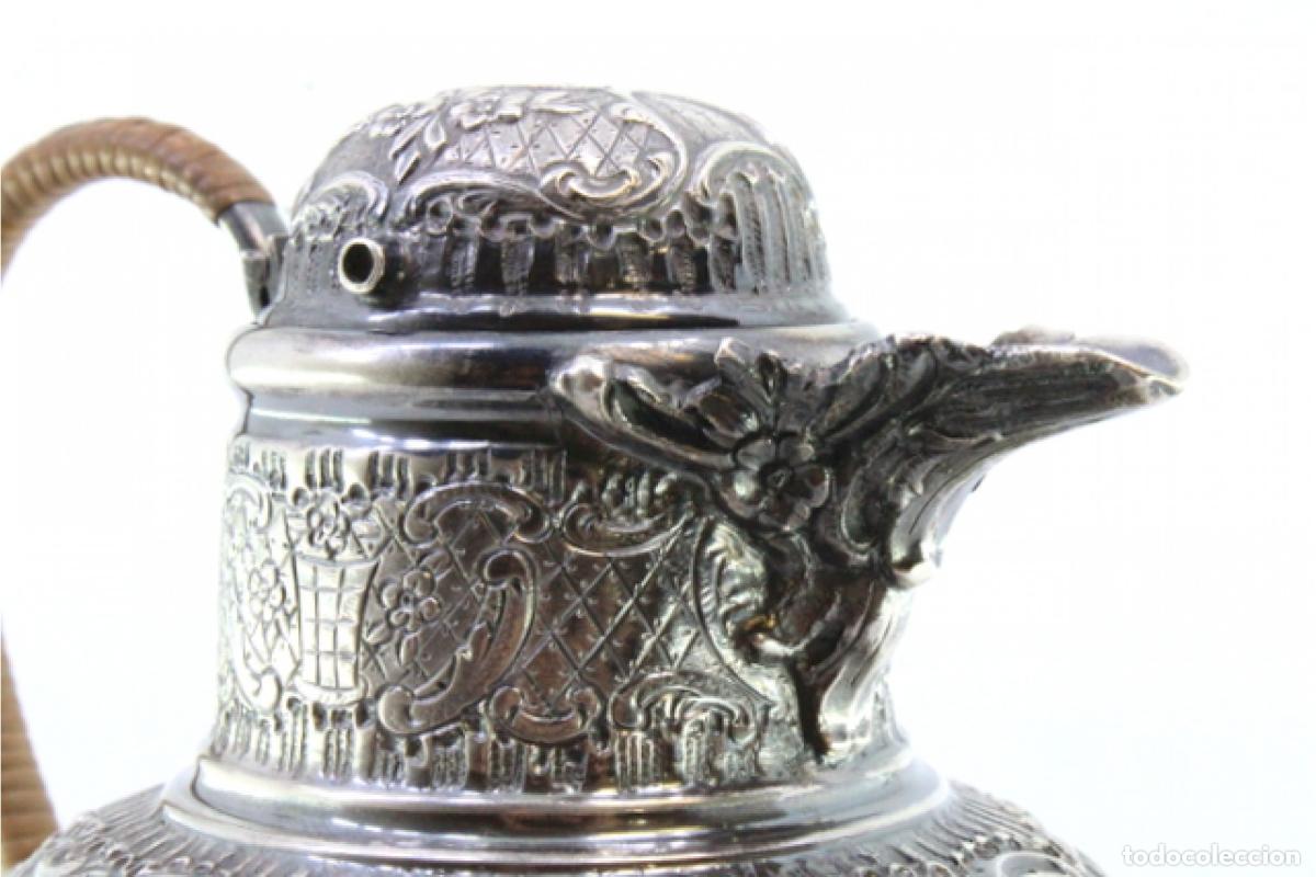 Antig&uuml;edades: jarra de leche de plata - Foto 5