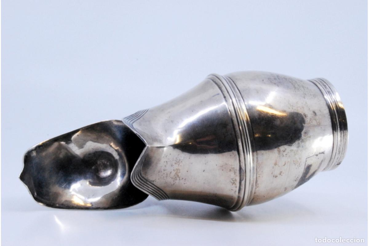 Antig&uuml;edades: jarra de leche de plata - Foto 5