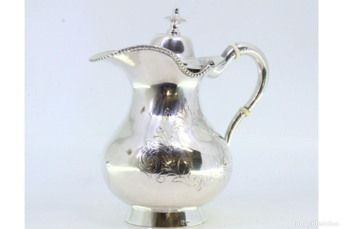 Antig&uuml;edades: jarra de leche de plata - Foto 2