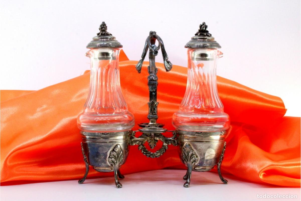 Antig&uuml;edades: Vinagreras de altar, en plata - Foto 2
