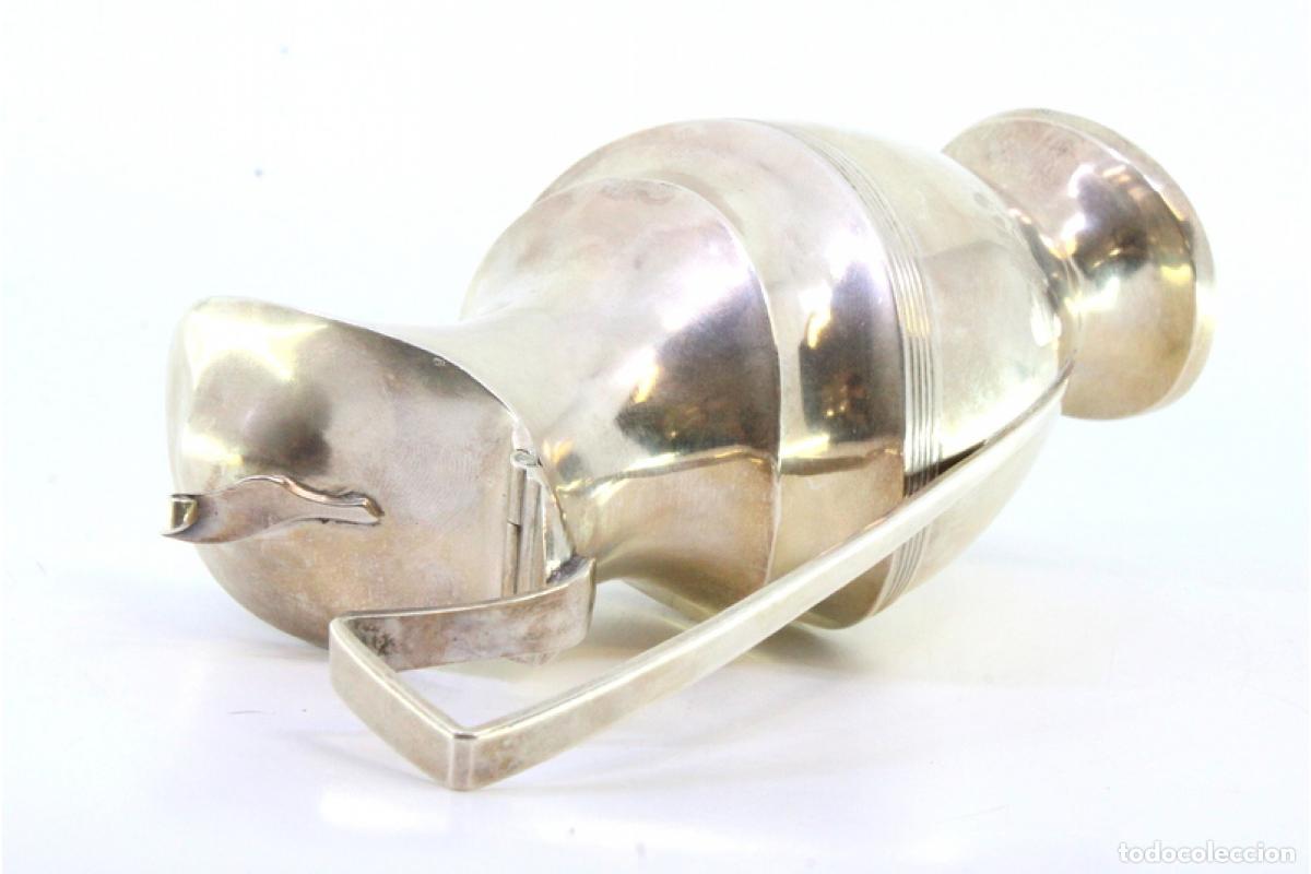Antig&uuml;edades: jarra de leche de plata - Foto 2