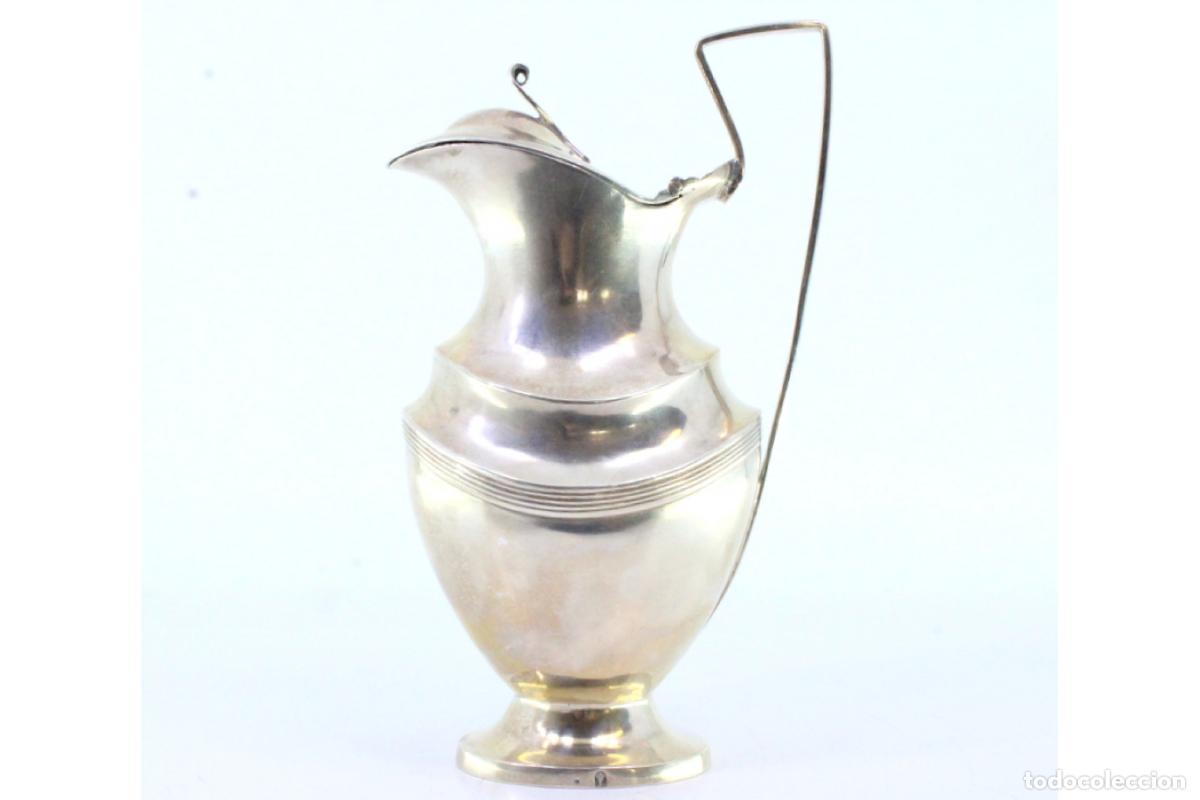 Antig&uuml;edades: jarra de leche de plata - Foto 7