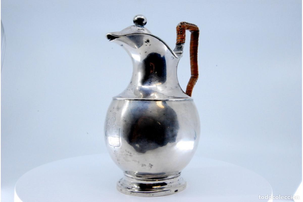 Antig&uuml;edades: jarra de leche de plata - Foto 7
