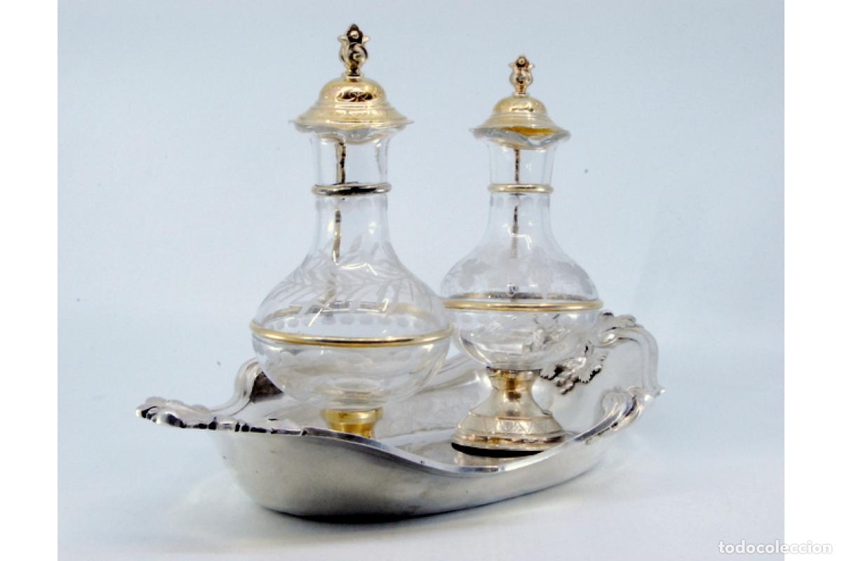 Antig&uuml;edades: Vinagreras de altar, en plata - Foto 3