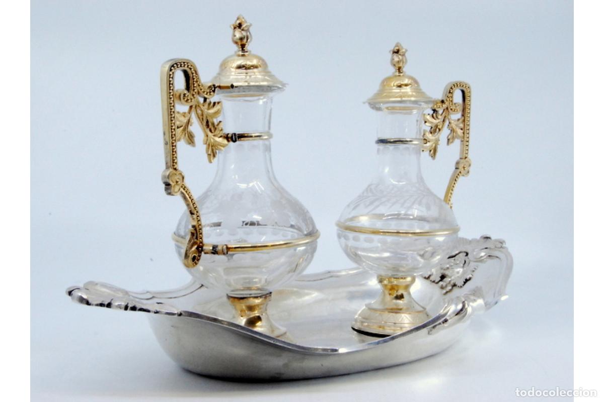 Antig&uuml;edades: Vinagreras de altar, en plata - Foto 7