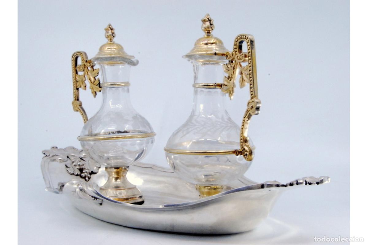 Antig&uuml;edades: Vinagreras de altar, en plata - Foto 8