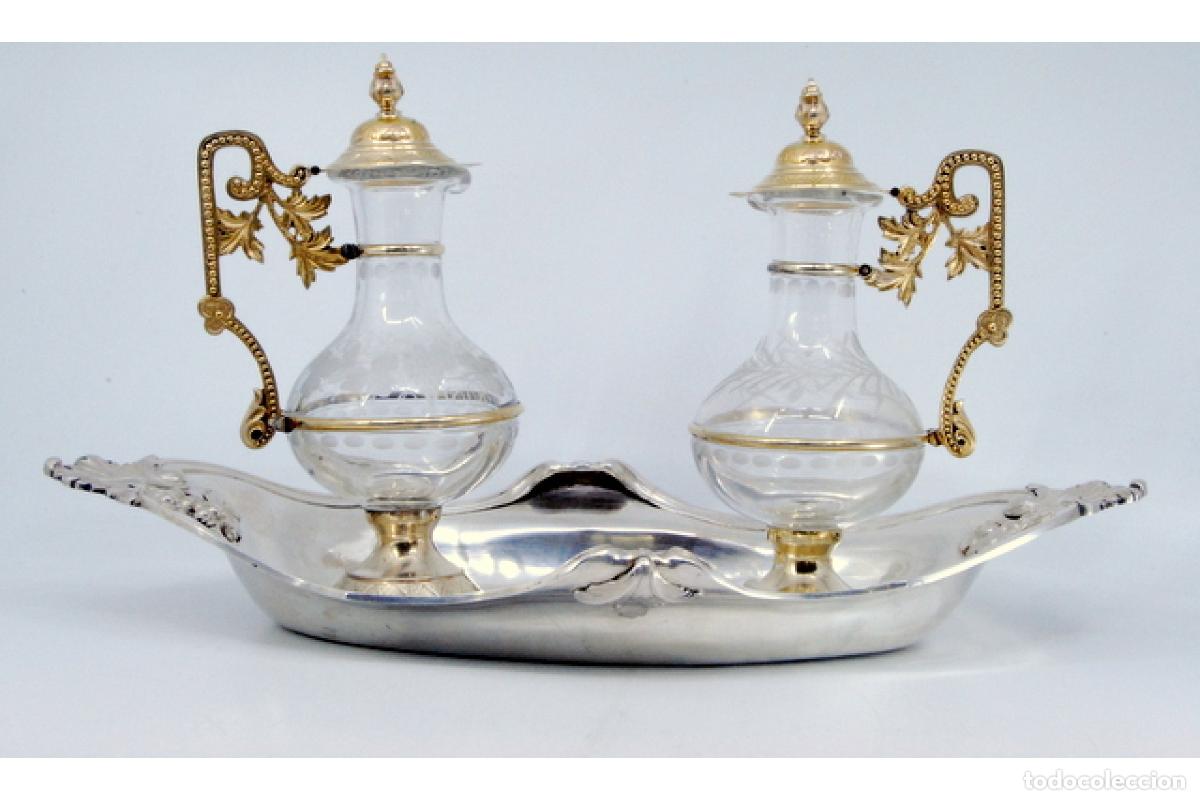 Antig&uuml;edades: Vinagreras de altar, en plata - Foto 9