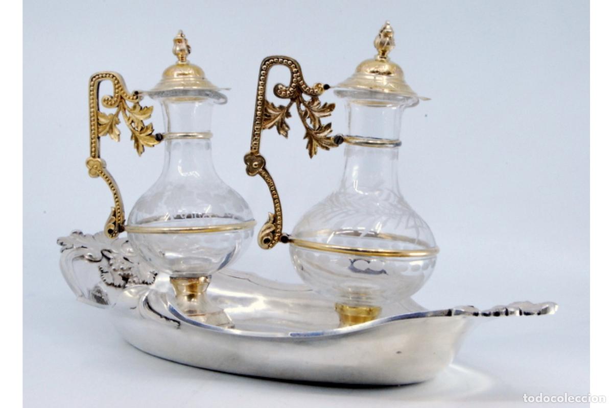 Antig&uuml;edades: Vinagreras de altar, en plata - Foto 10