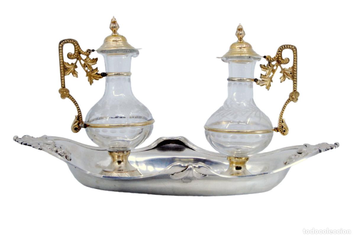 Antig&uuml;edades: Vinagreras de altar, en plata - Foto 1