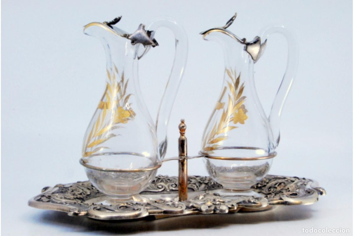 Antig&uuml;edades: Vinagreras de altar, en plata - Foto 3