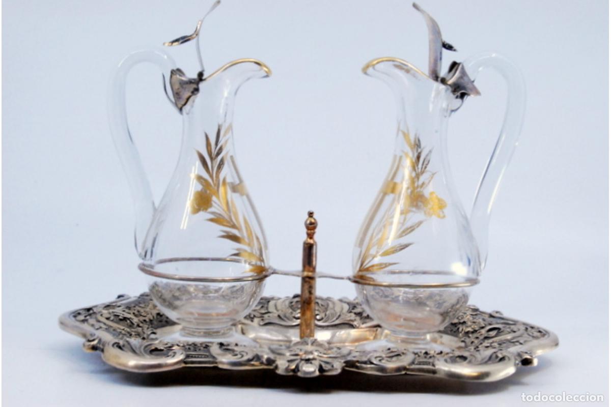 Antig&uuml;edades: Vinagreras de altar, en plata - Foto 5
