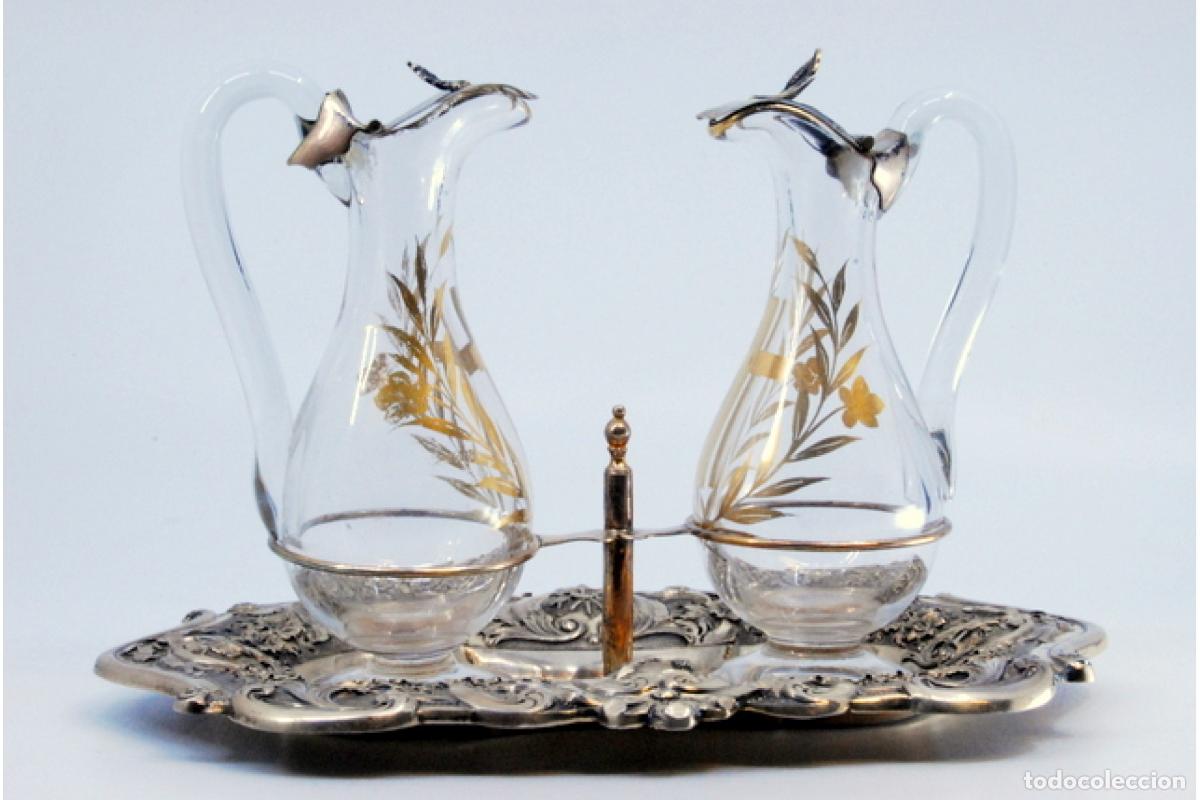 Antig&uuml;edades: Vinagreras de altar, en plata - Foto 7