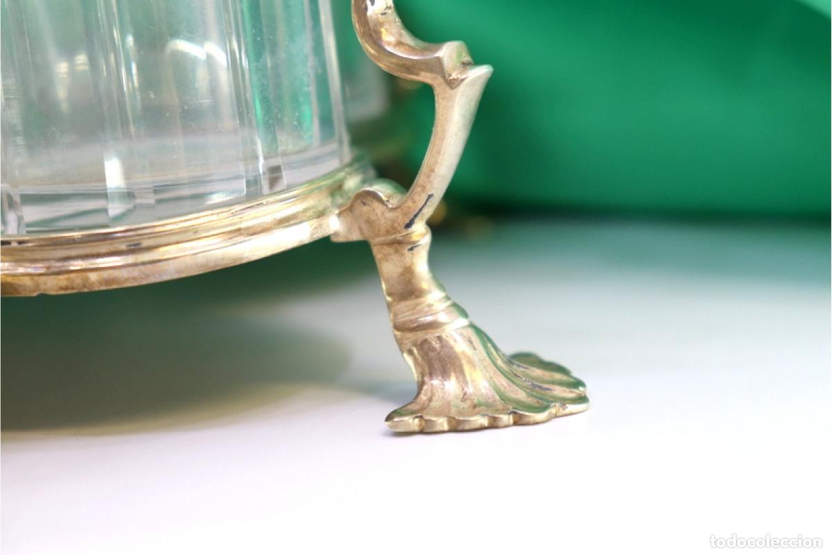 Antig&uuml;edades: Juego de vinagreras de plata - Foto 4
