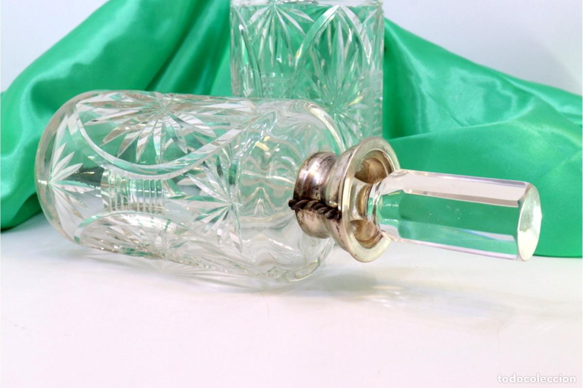 Antig&uuml;edades: Botellas de licor de plata - Foto 4