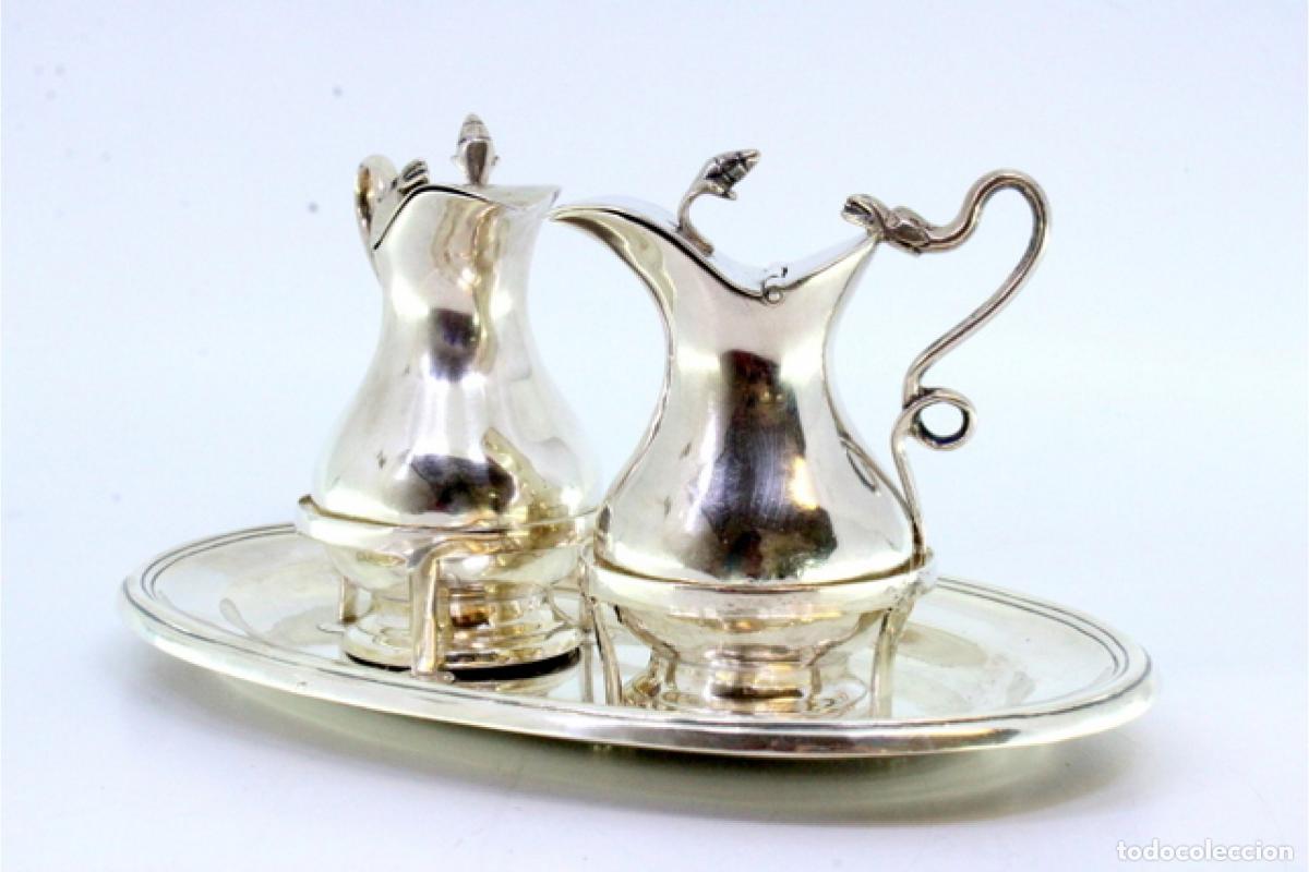 Antig&uuml;edades: Vinagreras de altar, en plata - Foto 3