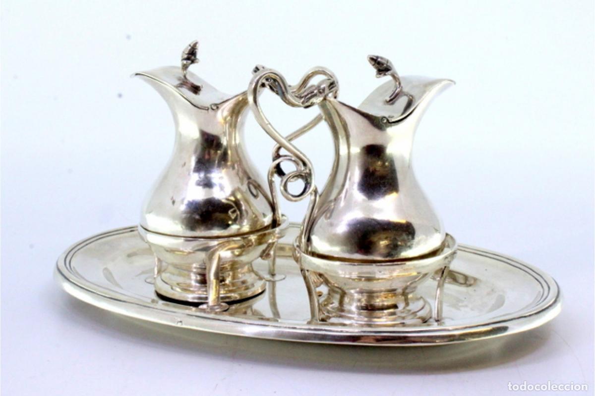 Antig&uuml;edades: Vinagreras de altar, en plata - Foto 4