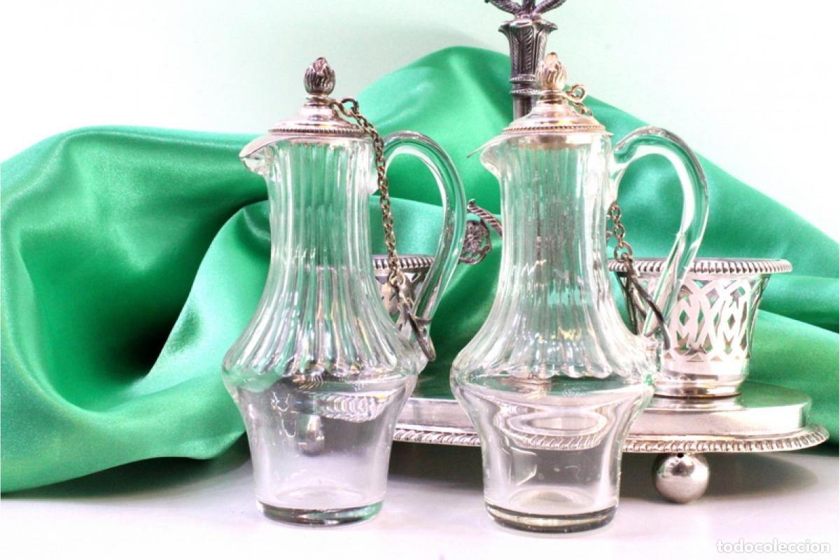 Antig&uuml;edades: Vinagreras de altar, en plata - Foto 2