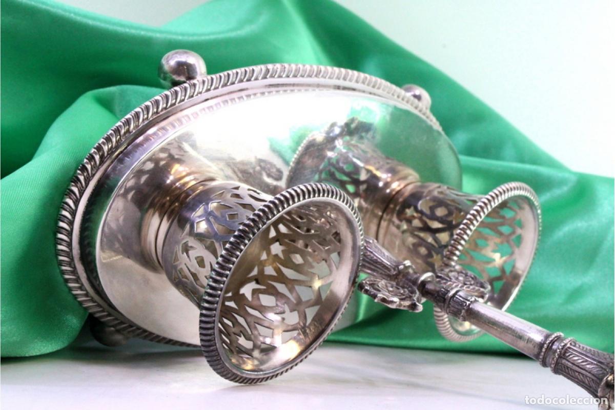 Antig&uuml;edades: Vinagreras de altar, en plata - Foto 3