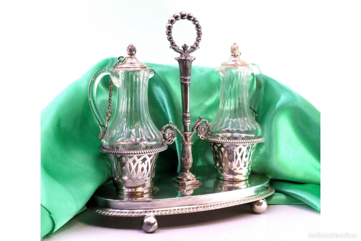 Antig&uuml;edades: Vinagreras de altar, en plata - Foto 7