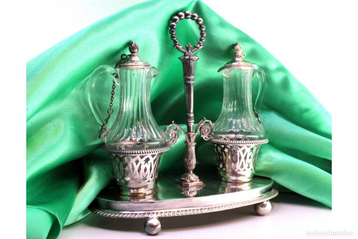 Antig&uuml;edades: Vinagreras de altar, en plata - Foto 1