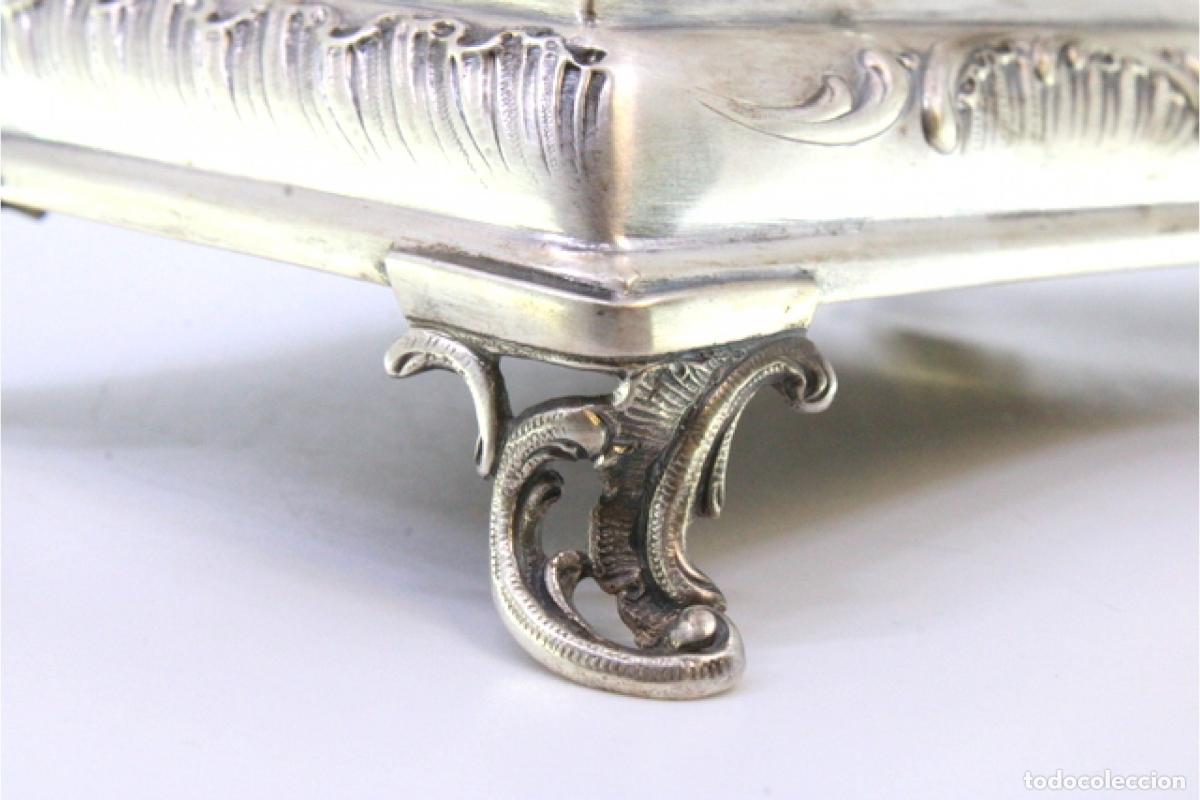 Antig&uuml;edades: Juego de vinagreras de plata - Foto 8