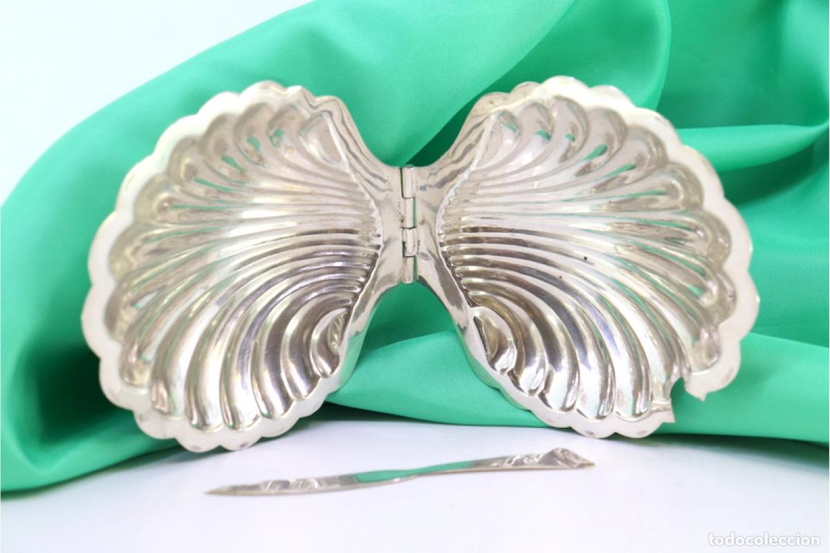 Antig&uuml;edades: mantequera de plata - Foto 6