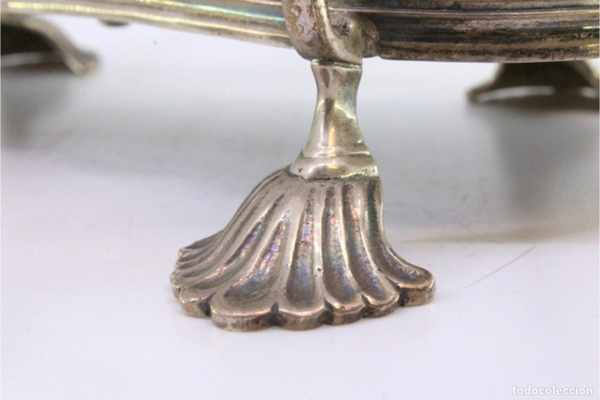 Antig&uuml;edades: Juego de vinagreras de plata - Foto 4