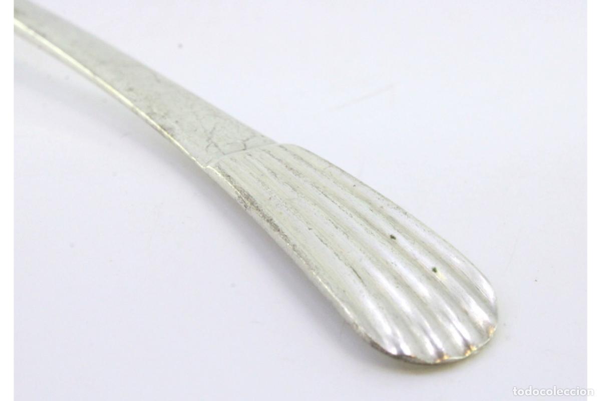 Antig&uuml;edades: Tenedor de plata, para servir ensalada - Foto 3