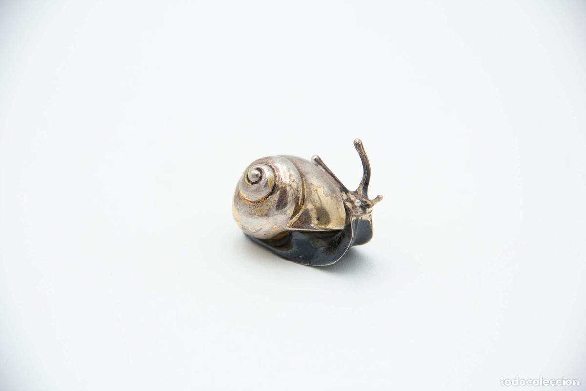 Antig&uuml;edades: Caracol plateado - Foto 1