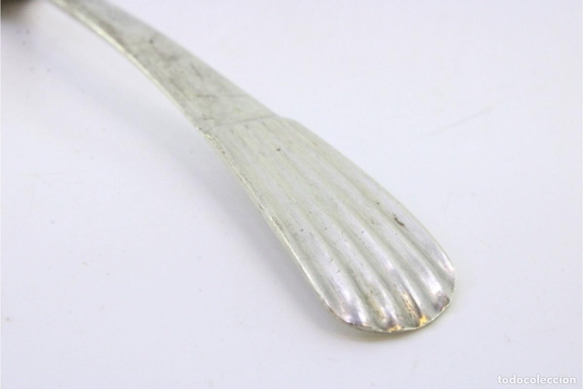 Antig&uuml;edades: Tenedor de plata, para servir pescado - Foto 5