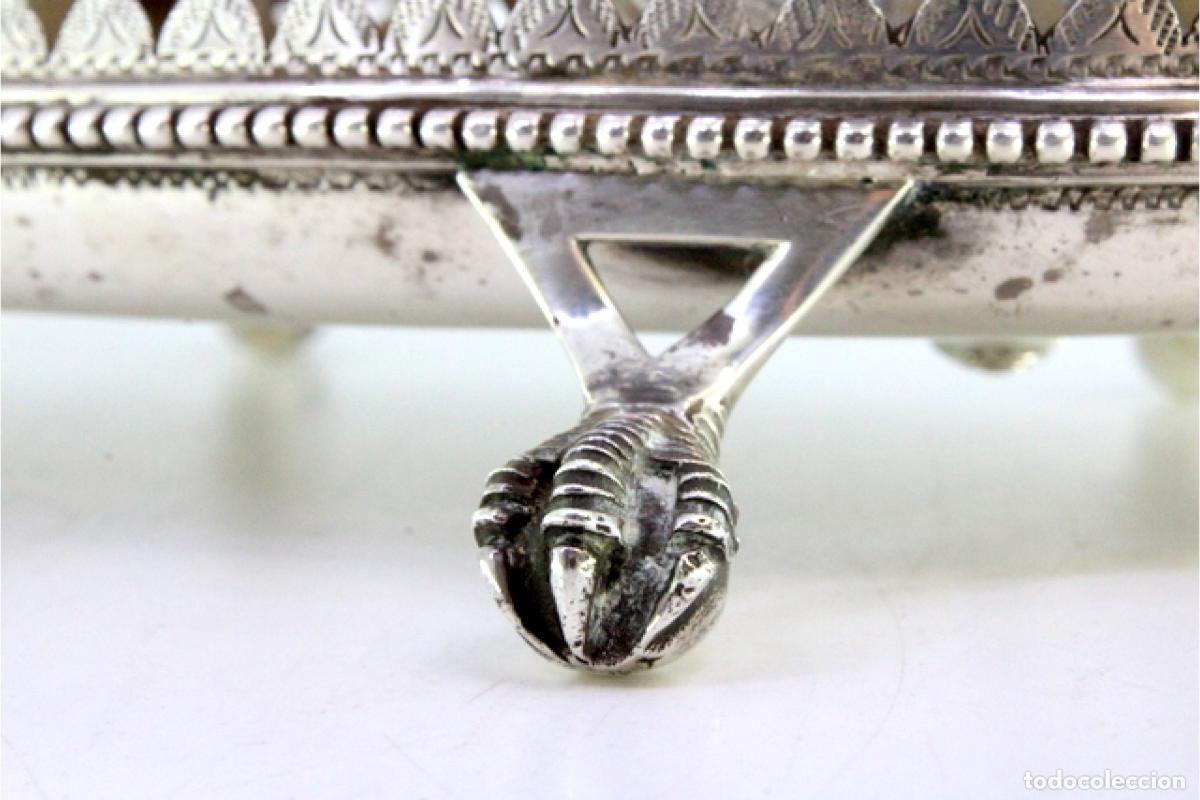 Antig&uuml;edades: Juego de vinagreras de plata - Foto 5