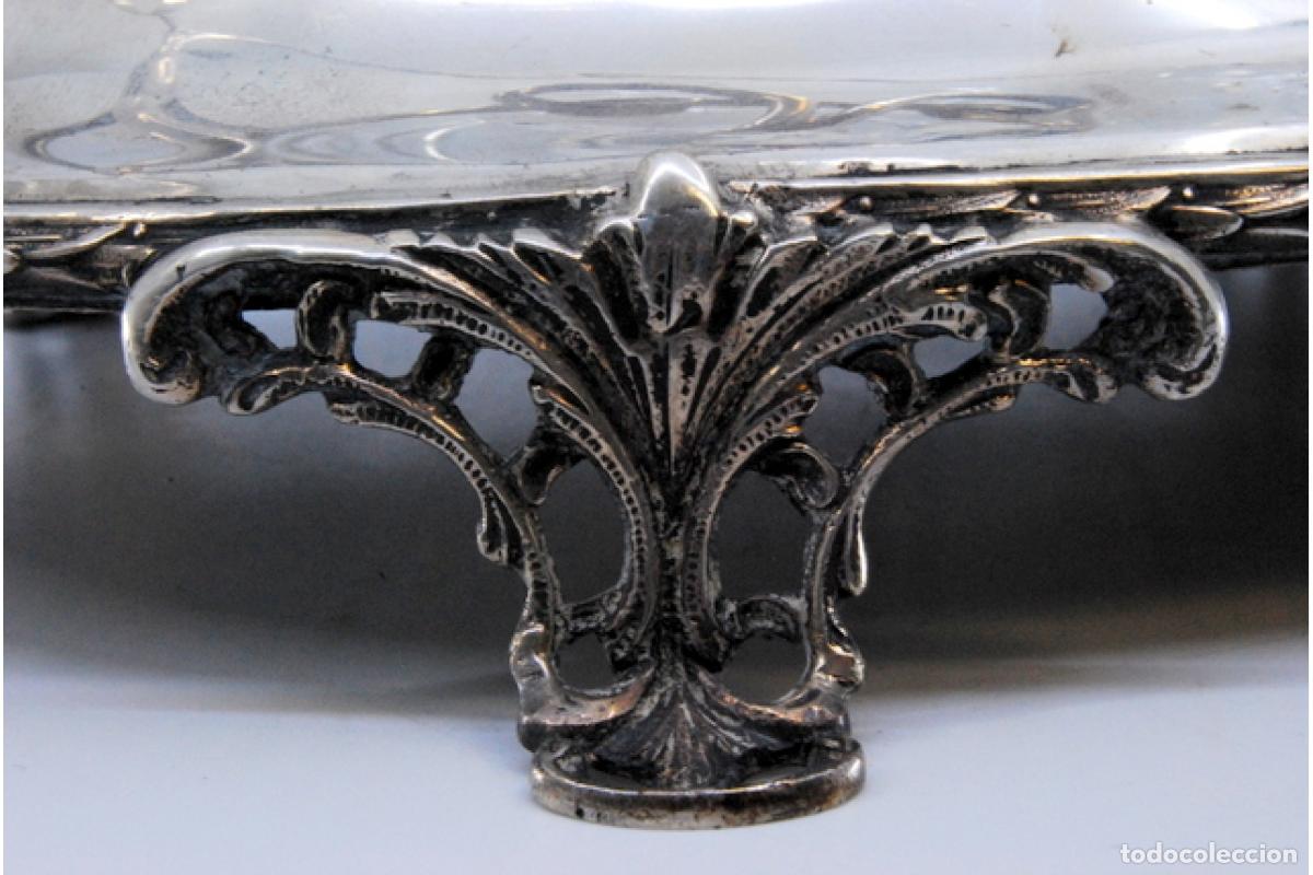 Antig&uuml;edades: Juego de vinagreras de plata - Foto 4