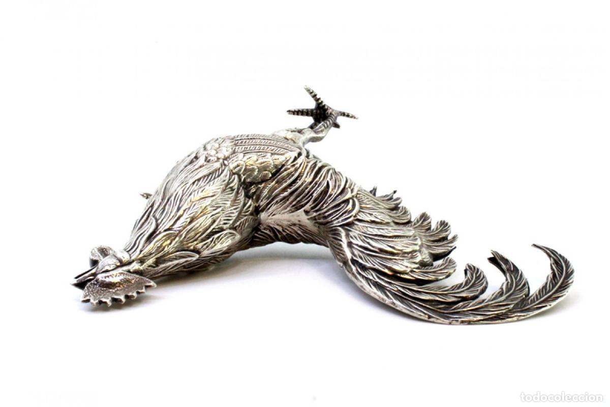Antig&uuml;edades: Gallo plateado - Foto 4