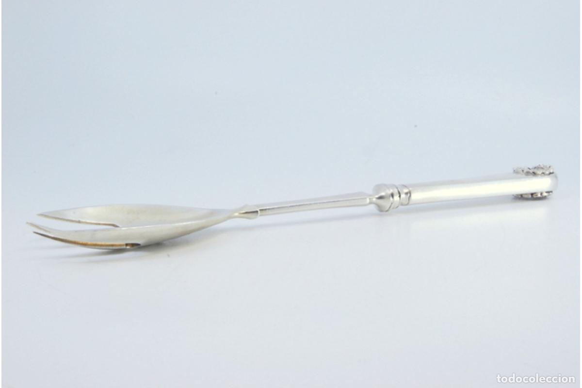 Antig&uuml;edades: Cuchara de plata para espaguetis - Foto 6