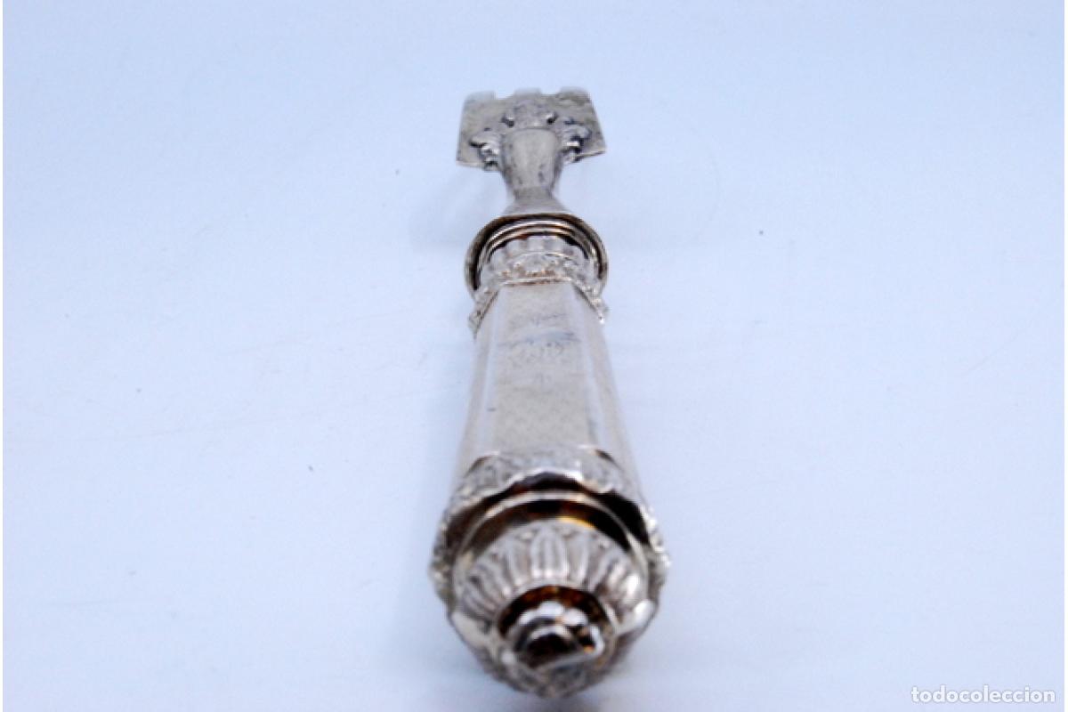 Antig&uuml;edades: Tenedor de plata para servir - Foto 6