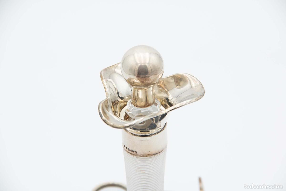Antig&uuml;edades: Botella de licor con plata - Foto 3