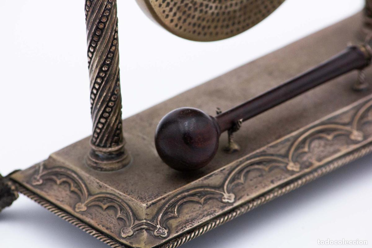 Antig&uuml;edades: Gong tibetano en plata - Foto 4