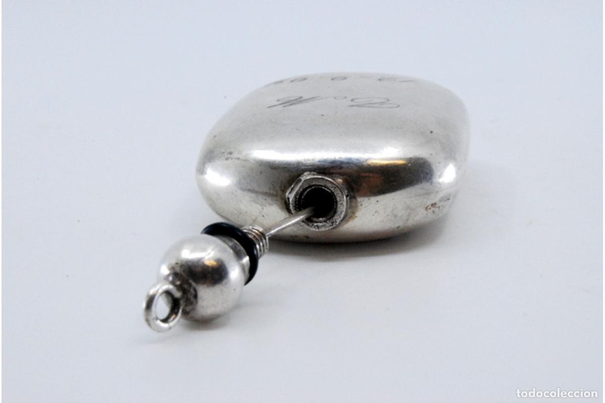Antig&uuml;edades: Frasco de perfume, en plata - Foto 4