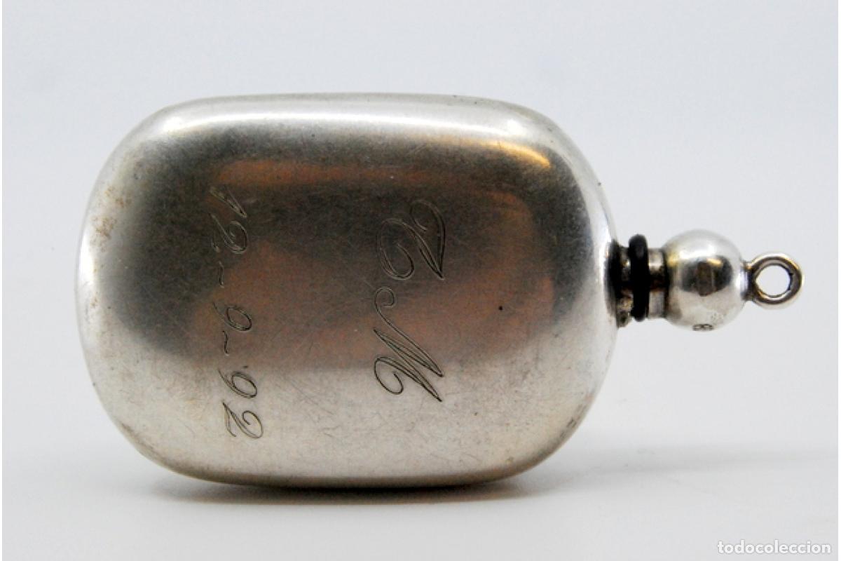 Antig&uuml;edades: Frasco de perfume, en plata - Foto 8