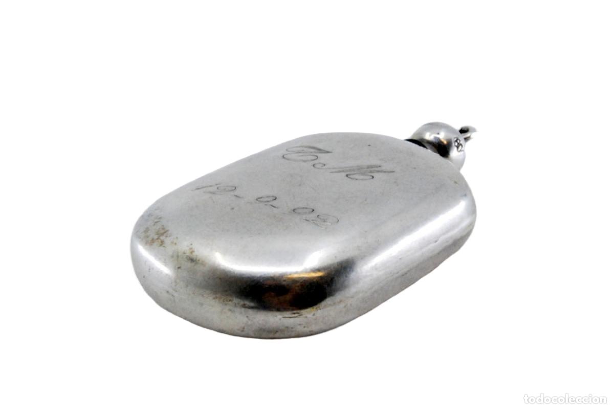 Antig&uuml;edades: Frasco de perfume, en plata - Foto 1