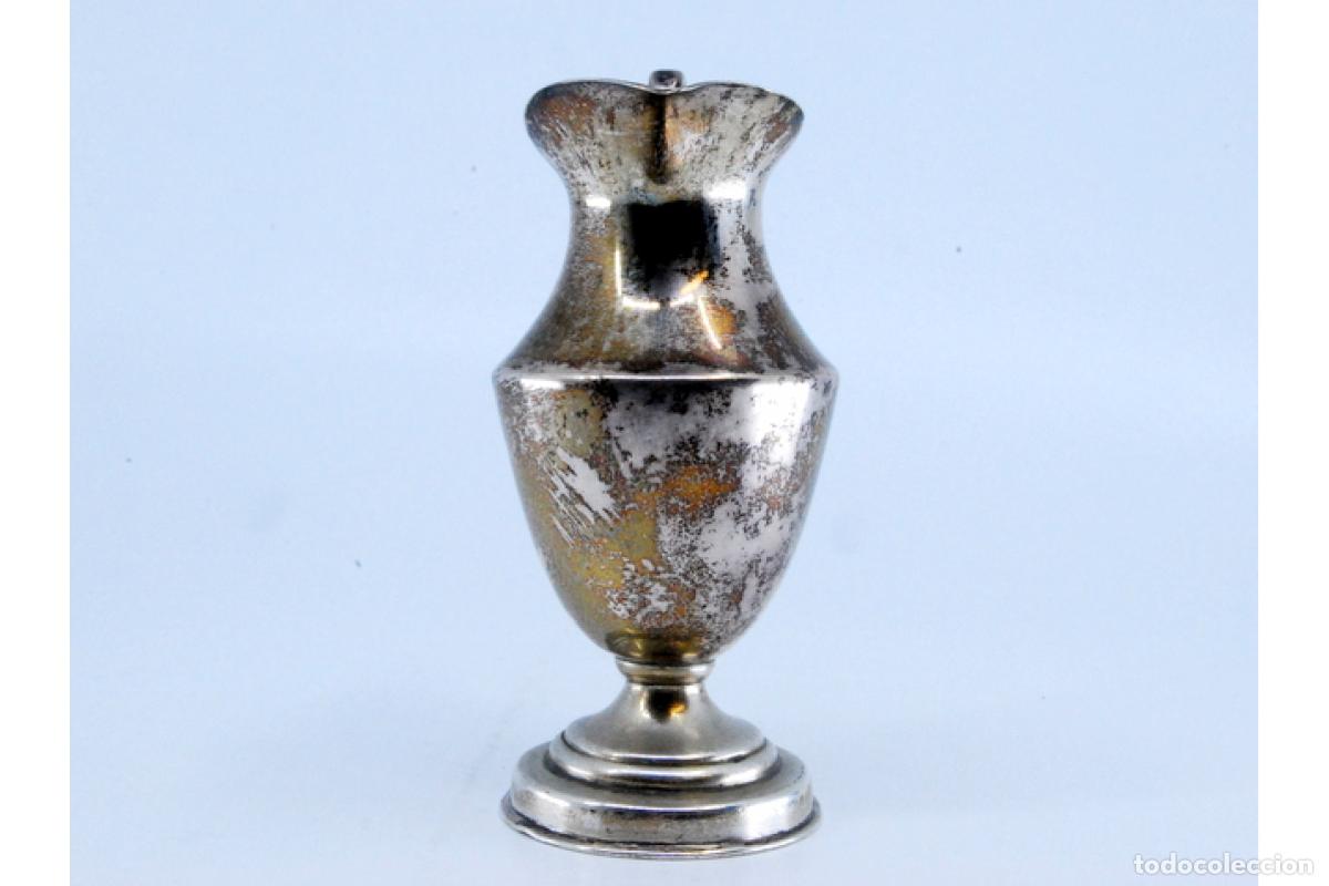 Antig&uuml;edades: Jarra de vino de plata - Foto 3
