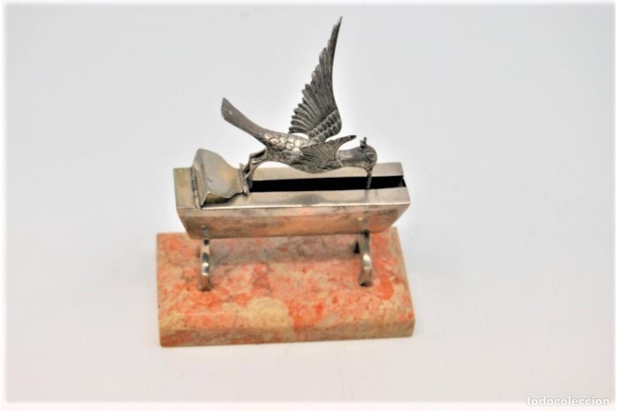 Antig&uuml;edades: Palillero de plata - Colibri - Foto 3