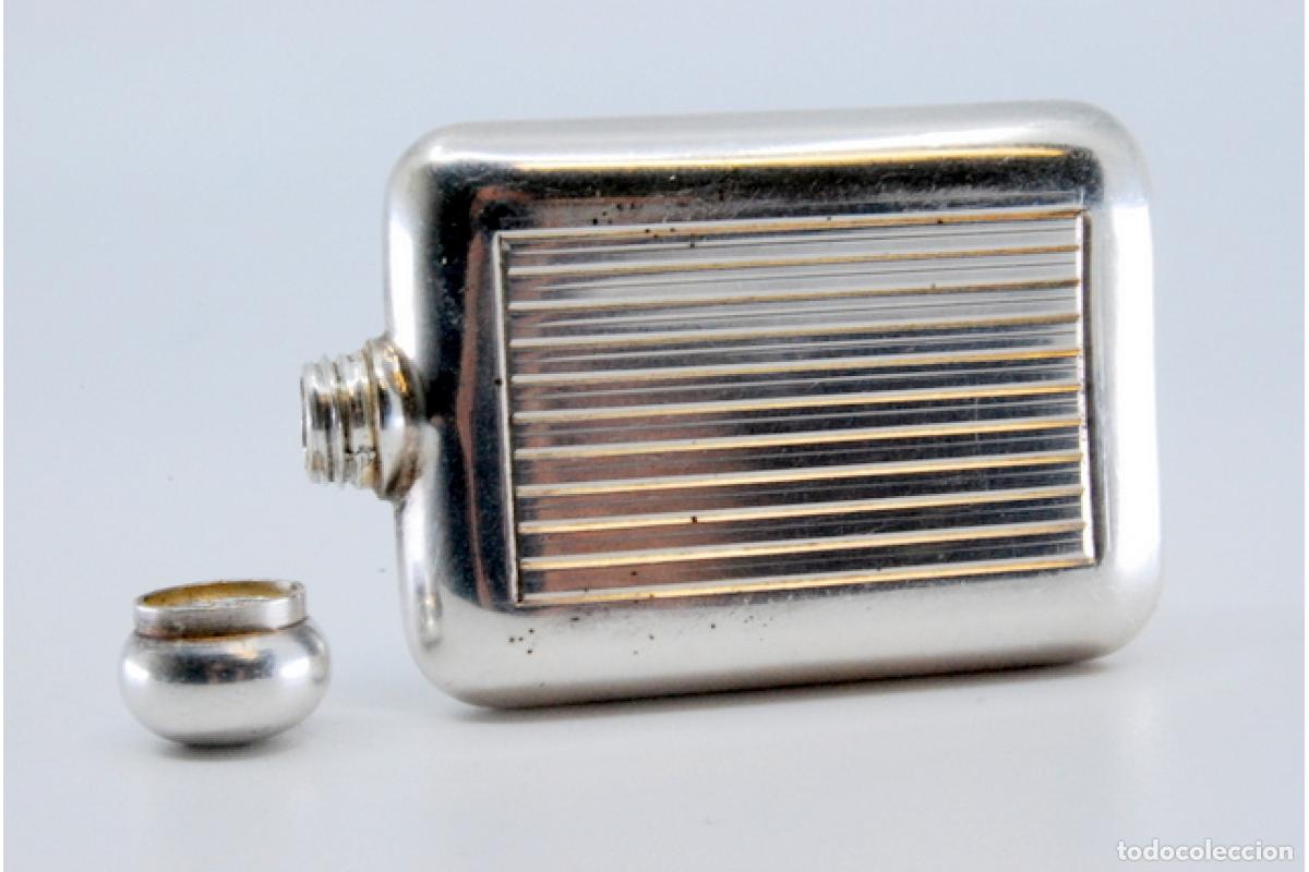 Antig&uuml;edades: Frasco de perfume, en plata - Foto 2