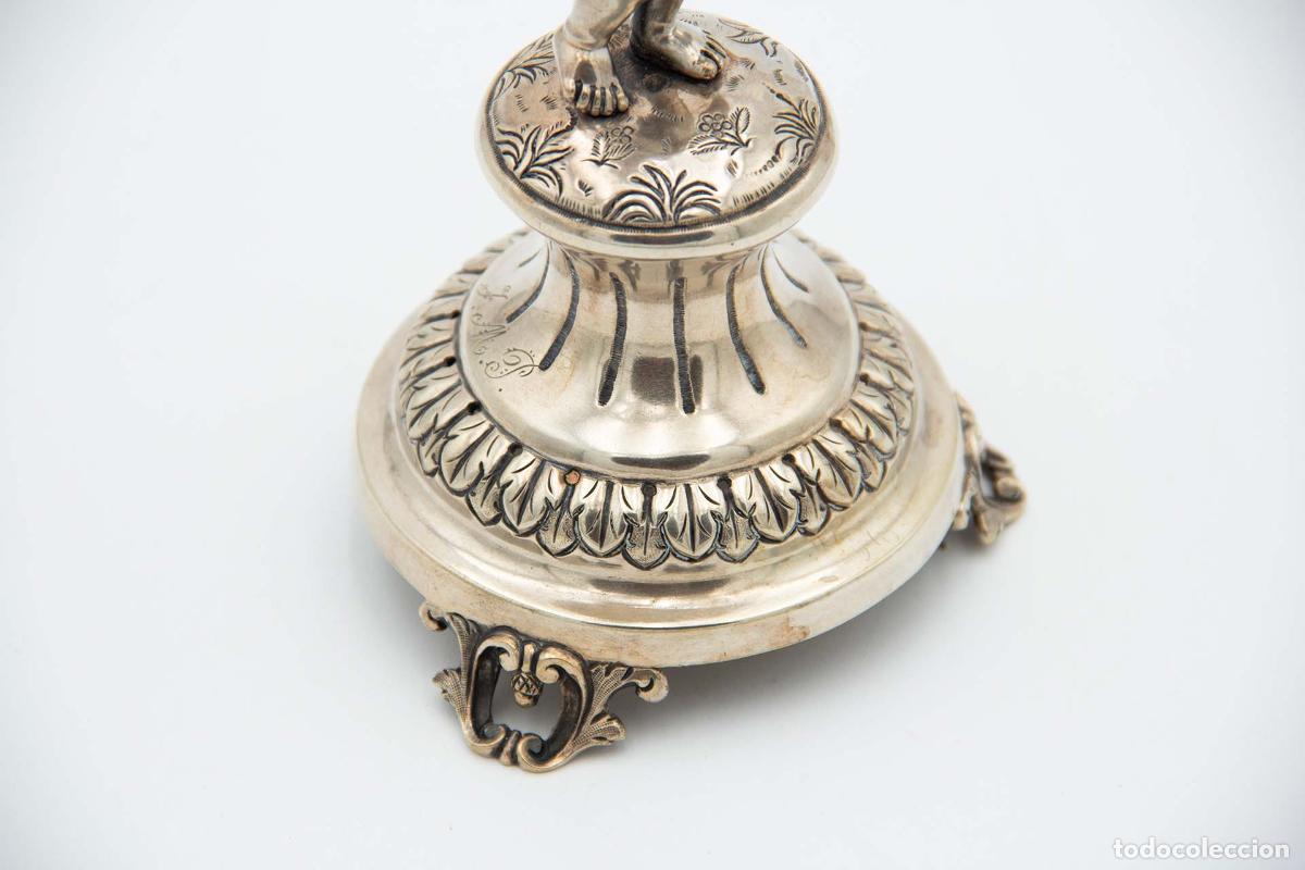 Antig&uuml;edades: Palillero de plata - &Aacute;ngel - Foto 4
