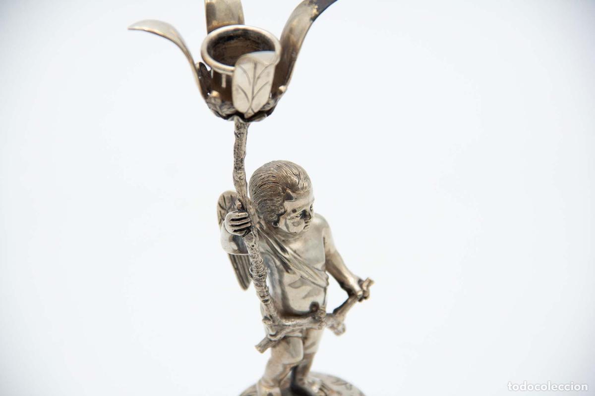Antig&uuml;edades: Palillero de plata - &Aacute;ngel - Foto 5