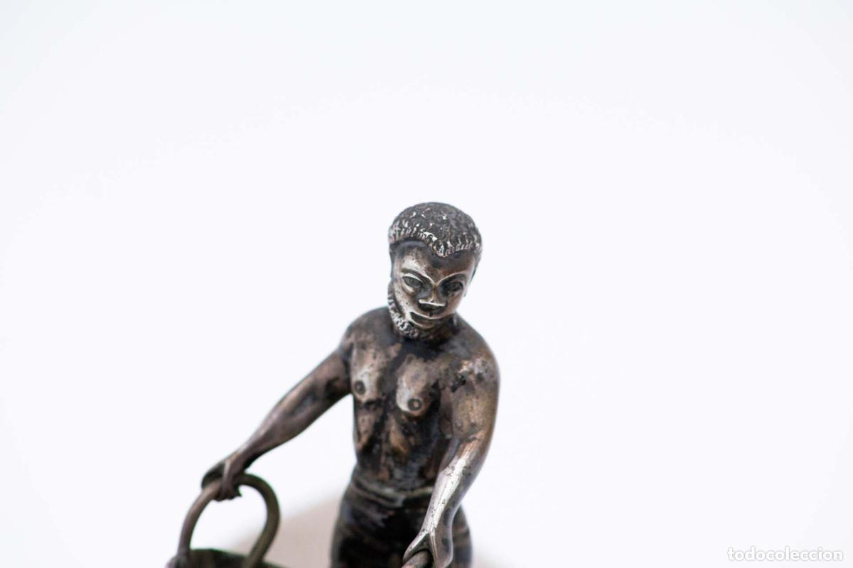 Antig&uuml;edades: Palillero de plata - Ind&iacute;gena - Foto 2