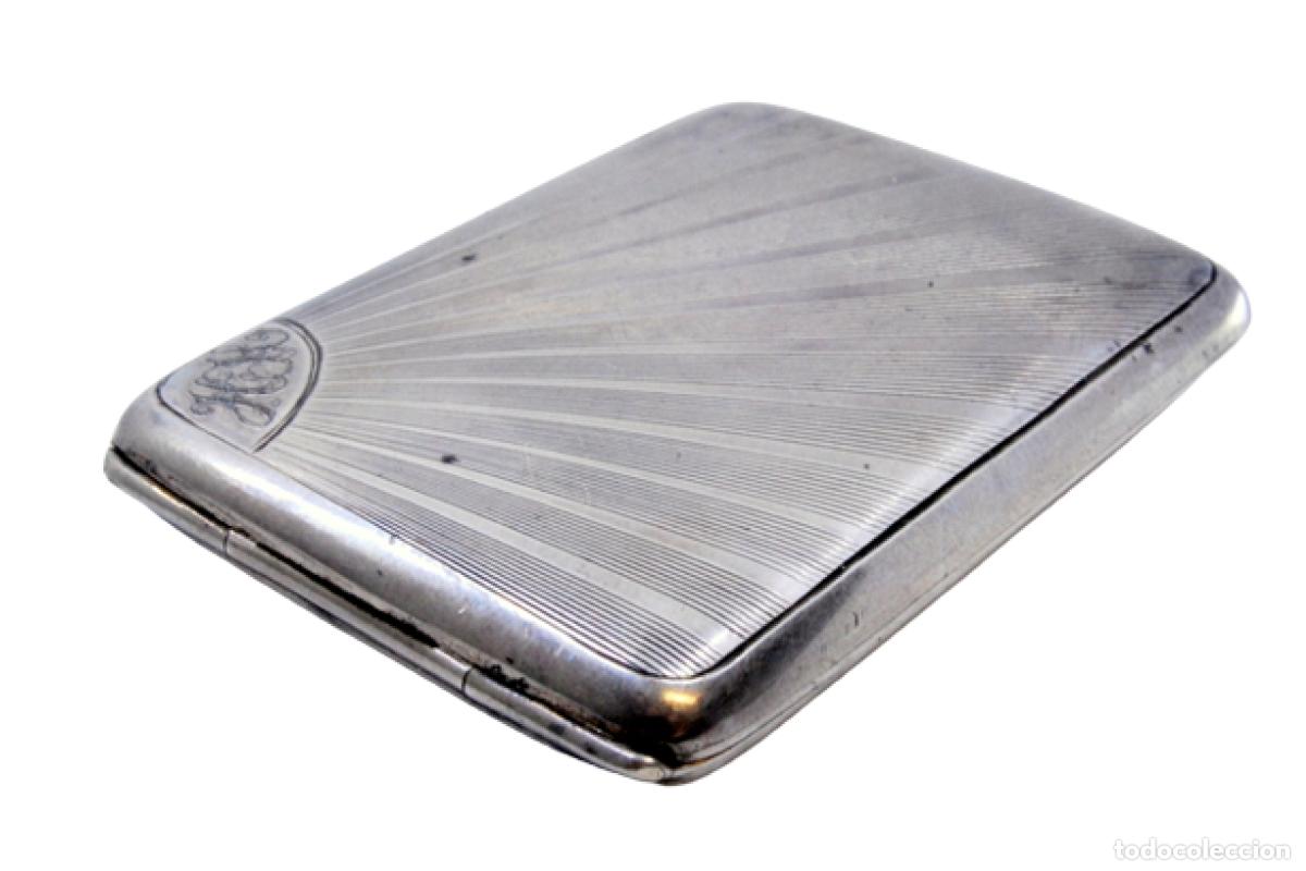 Antig&uuml;edades: Caja de cerillas de plata - Foto 1