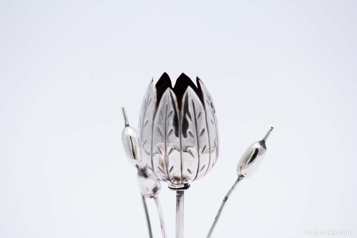 Antig&uuml;edades: Palillero de plata - Espigas de trigo - Foto 4