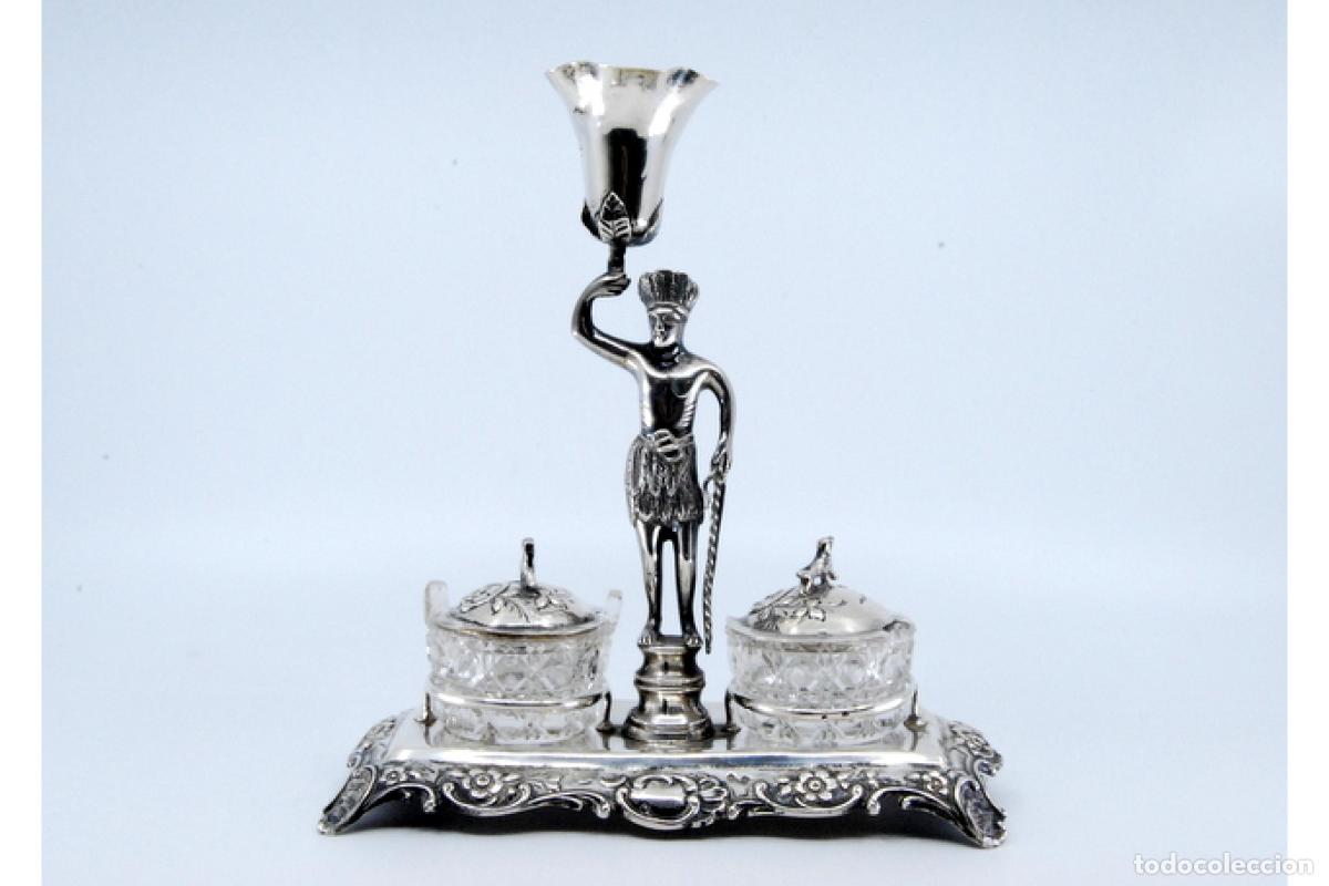 Antig&uuml;edades: Palillero de plata - Guerrero - Foto 3